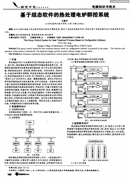 基于组态软件的热处理电炉群控系统