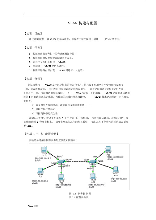 VLAN构建与配置.docx