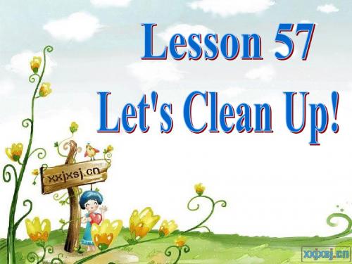 冀教版英语八年级下Lesson 57