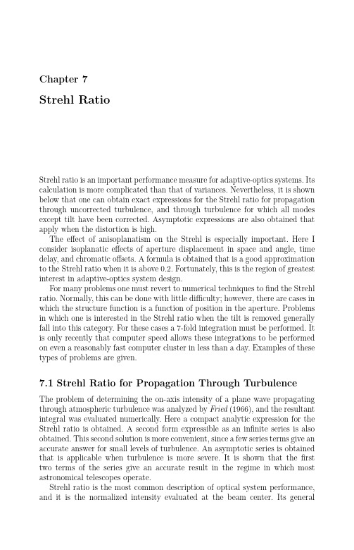 7. Strehl Ratio