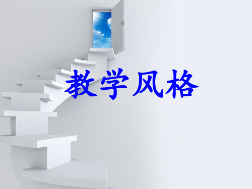 体育教师的教学风格1