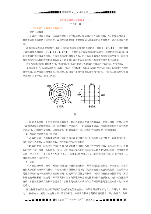 波的几何描述与特征现象