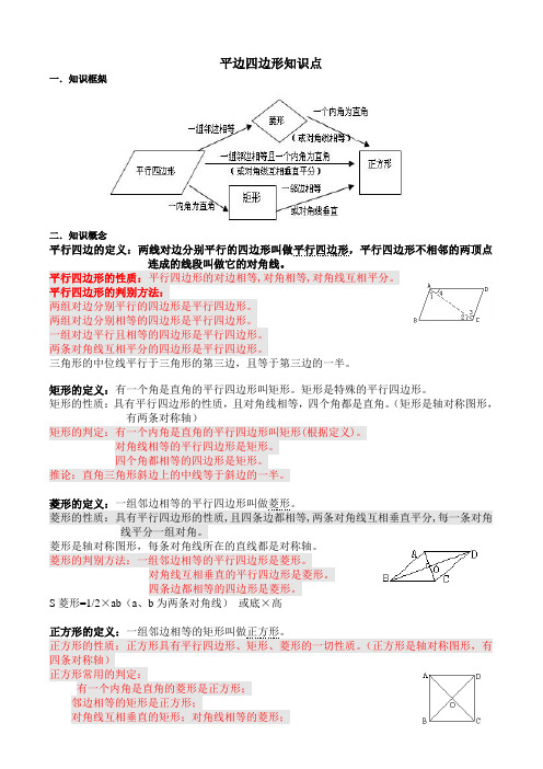 平行四边形讲义新打印版