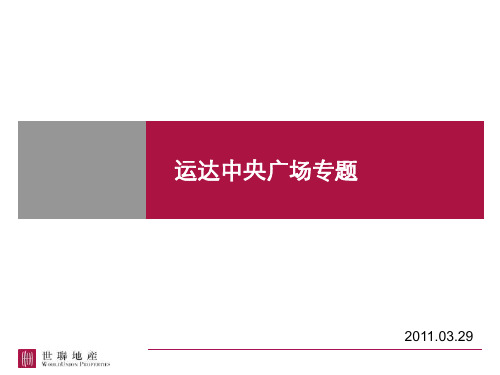 长沙房地产豪宅项目运达中央广场专题研究报告2011年 44P