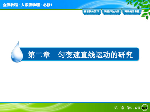 自由落体运动 伽利略对自由落体运动的研究