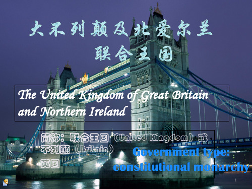 England 英国英文介绍PPT课件