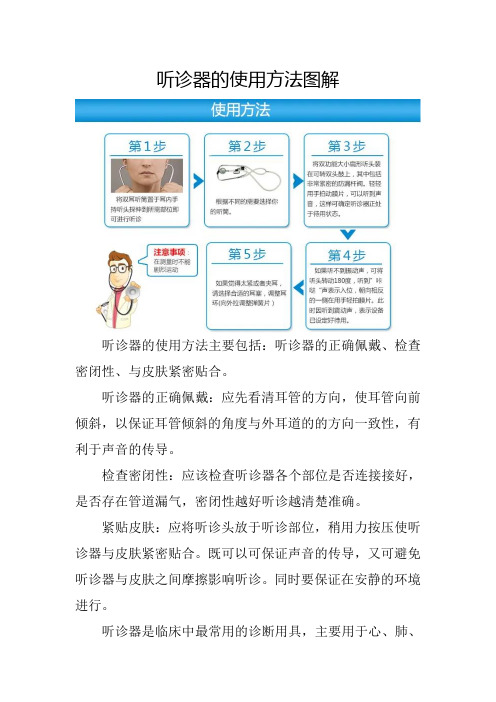 听诊器的使用方法图解