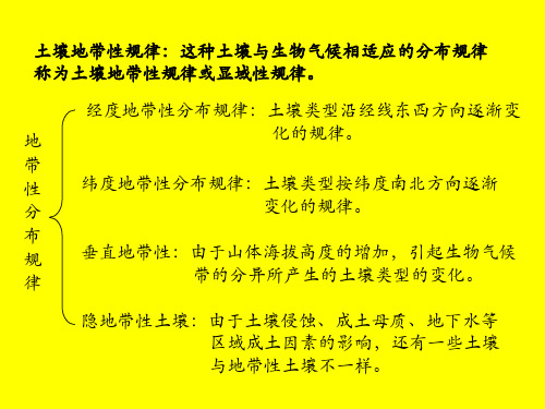 第六章 棕色针叶林土暗棕壤和白浆土