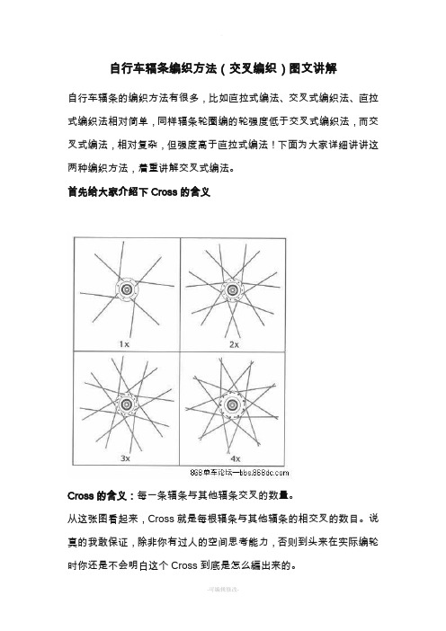 自行车辐条编织方法