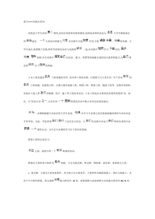 桥梁工程认知实习报告03