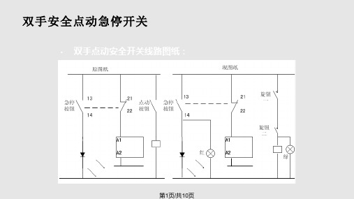 双手点动急停开关最佳实践PPT课件