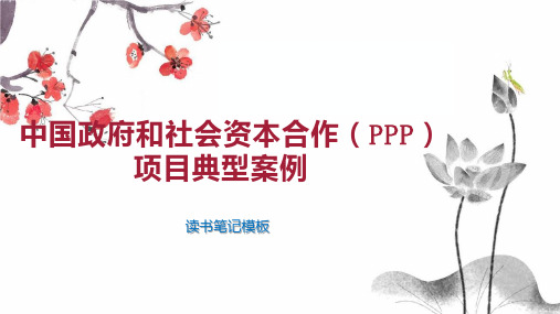 中国政府和社会资本合作(PPP)项目典型案例