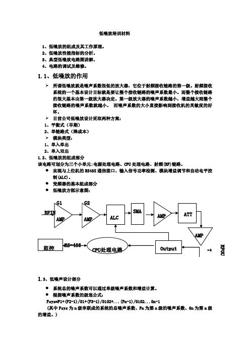 低噪放资料