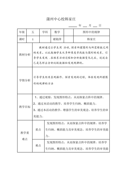 (整理版)图形中的规律(1)