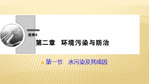 2019-2020学年 人教版 选修六 ：第二章 第一节 水污染及其成因 课件(22张)