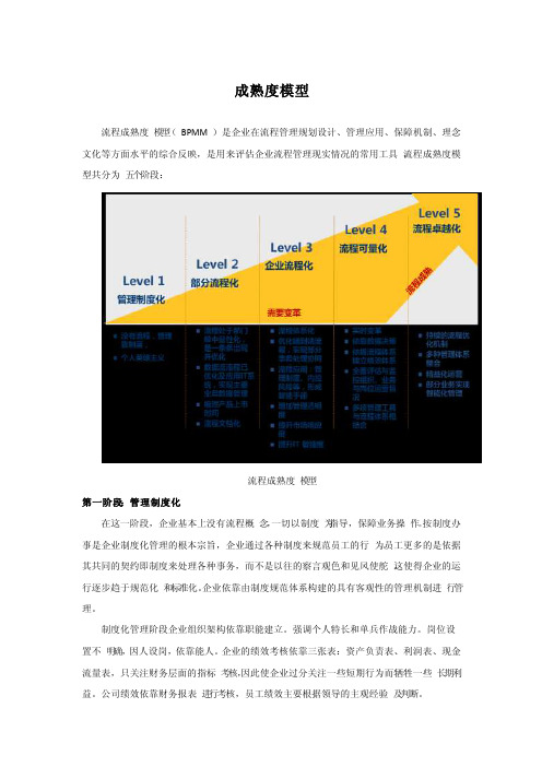 企业成熟度模型