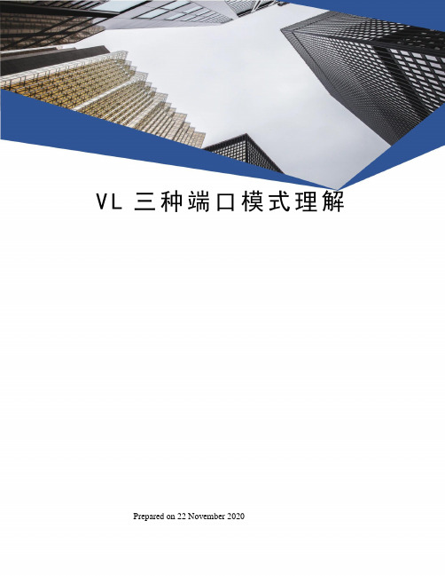 VL三种端口模式理解