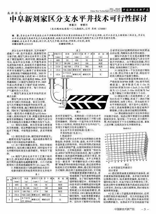 中阜新刘家区分支水平井技术可行性探讨