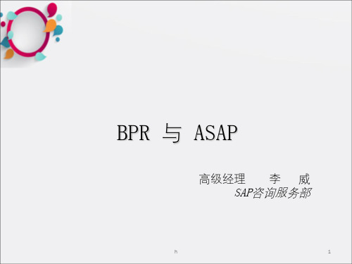 《SAP管理咨询详解》PPT课件