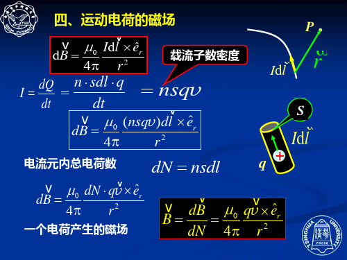 13-6 匀速运动点电荷的磁场