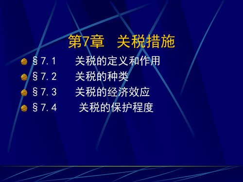 关税措施(PPT 48页)