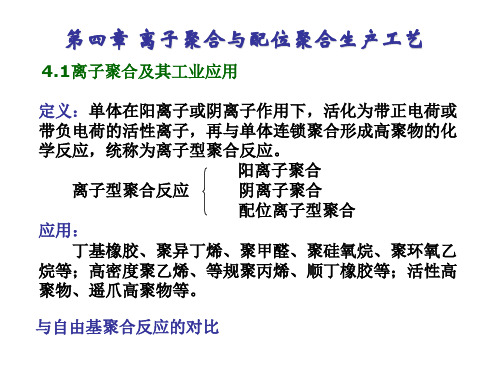 高分子合成工艺学课件