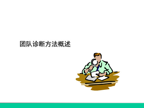 团队诊断方法概述.ppt