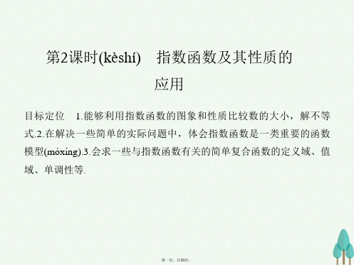 创新设计浙江专用高中数学第二章基本初等函数I2.1.2.2指数函数及其性质的应用课件新人教版必修11