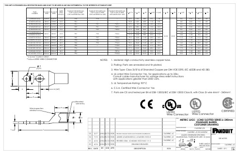 PANDUIT 电缆连接器系列（2300型）说明书