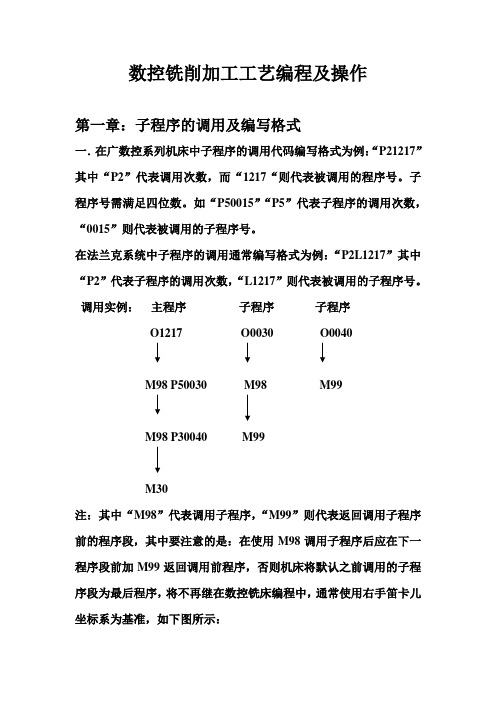 数控铣削加工工艺编程及操作