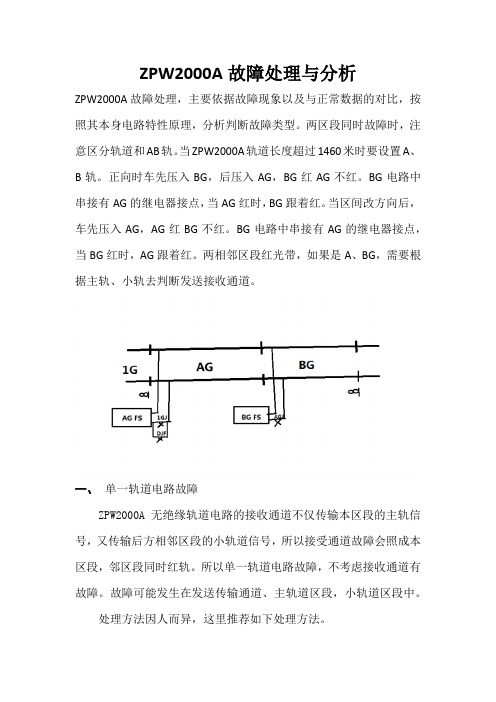 ZPW2000A故障处理与分析