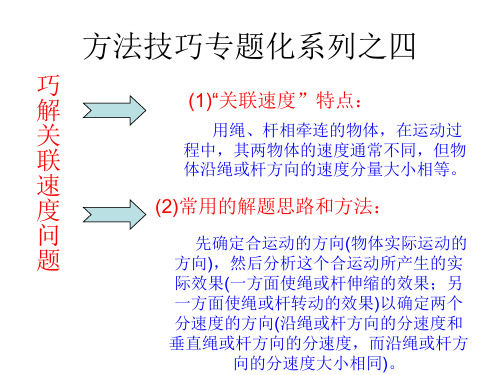 4 巧解关联速度问题.ppt