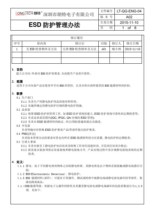 ESD防护管理办法A02