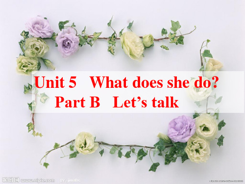 PEP新版 六年级上册 Unit5-B Let's Talk