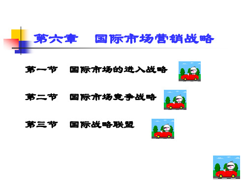 第六章  国际市场营销战略