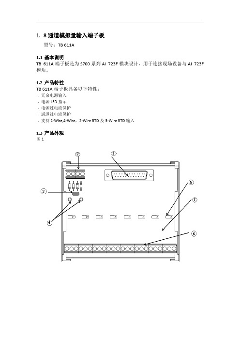 TB端子板说明书_常规四种