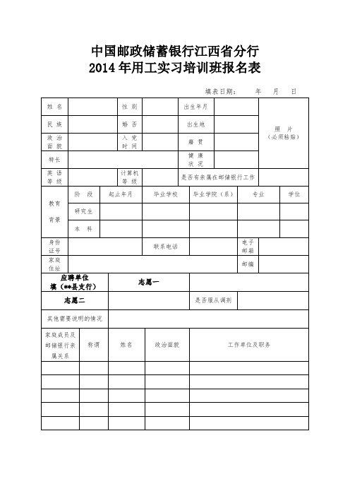 中国邮政储蓄银行江西分行