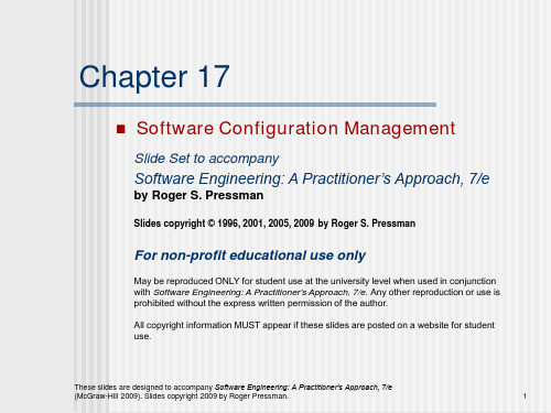 《软件工程-实践者的研究方法》chapter_17.ppt