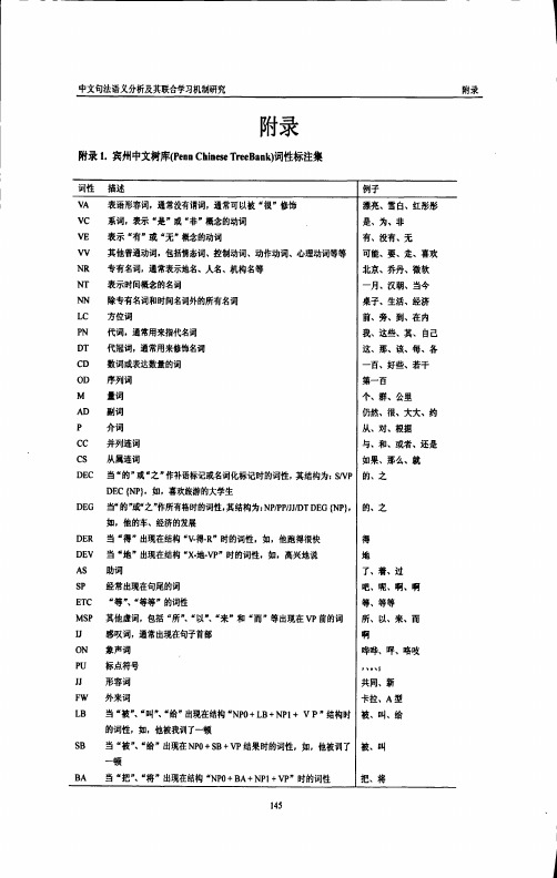 中文句法语义分析