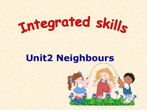 译林版牛津版英语七年级下册Unit2 Integrated skills课件