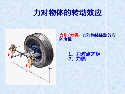 力对物体的转动效应-辛海明