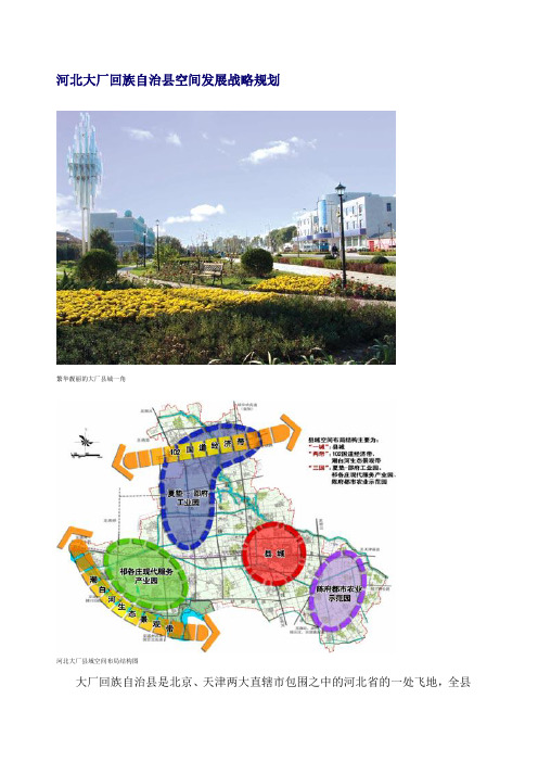 河北大厂回族自治县空间发展战略规划