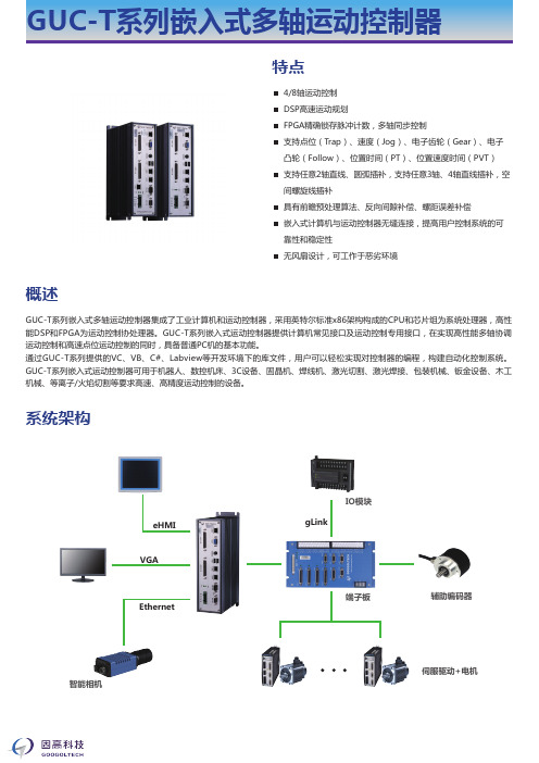 GUC-T系列嵌入式多轴运动控制器