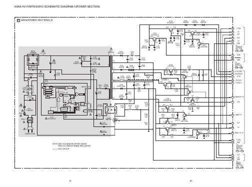 爱华AIWA HV-FX970 GX910 图纸