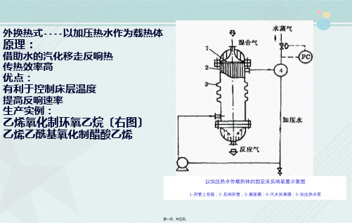 应用化工技术专业《换热式固定床反应器-举例》