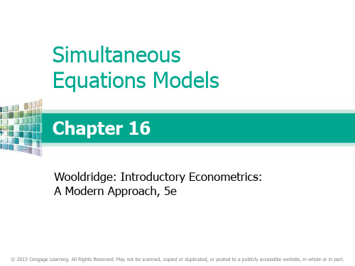 计量经济学导论-ch16