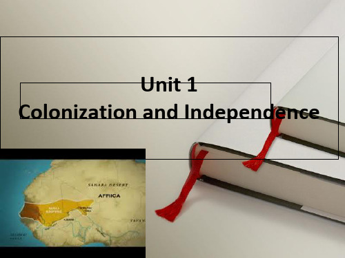 美国历史文化概况(英文版)UNIT 1 Colonization and Independence[精]