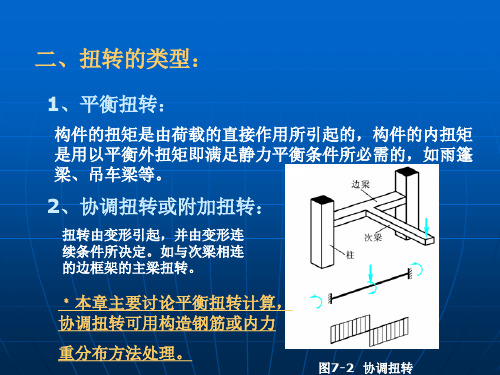 七章钢筋混凝土受扭构件承载力计算