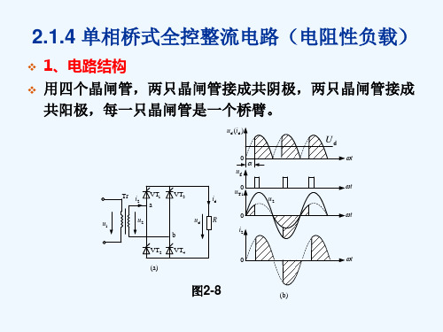 单相桥式全控整流电路(电阻性负载)