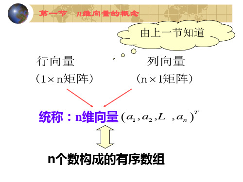 理学n维向量空间